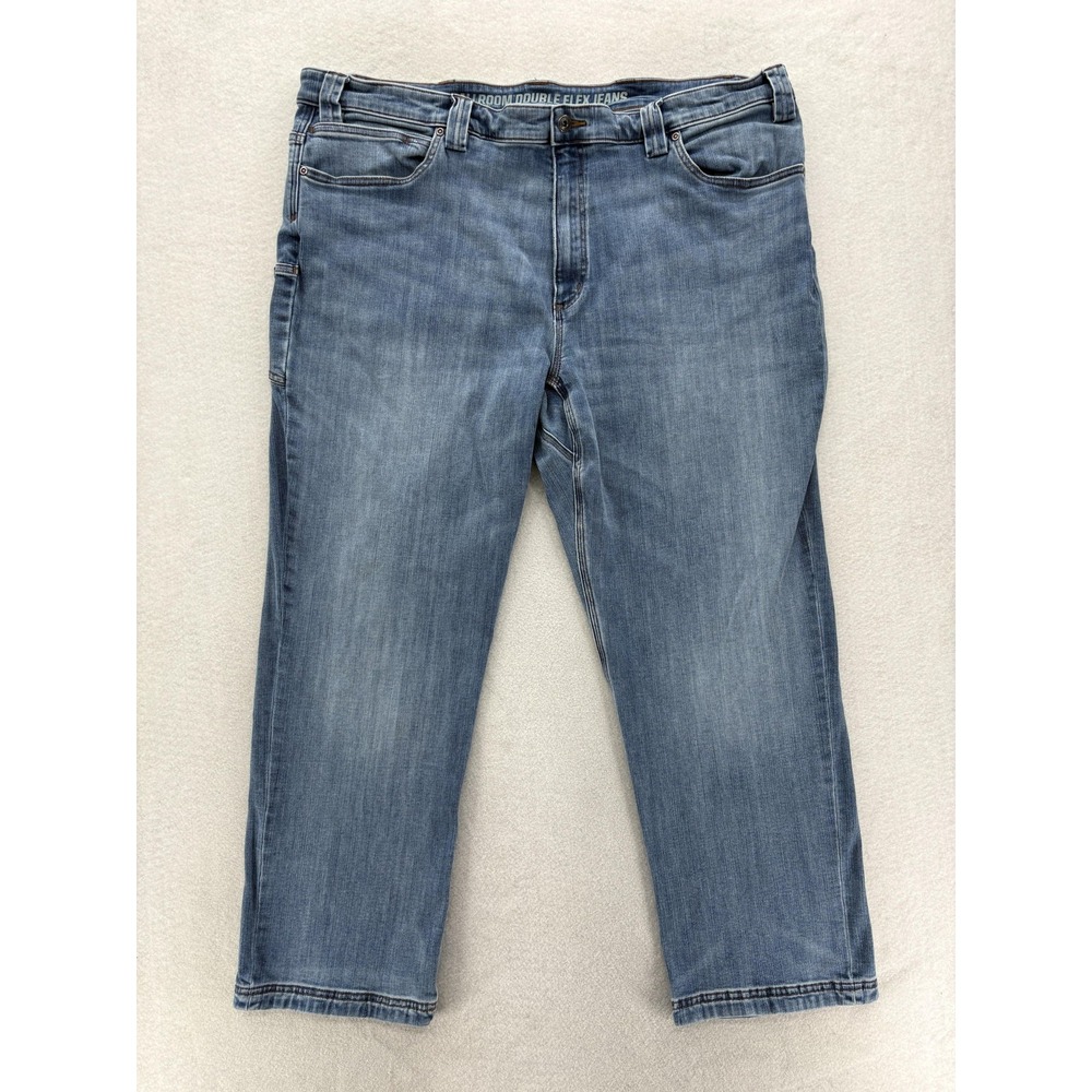 Duluth Ballroom Double Flex Jeans Mens 44x30 Blue Medium Wash Relaxed Straight